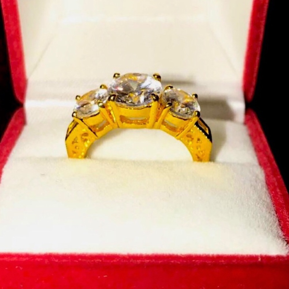 18kgold plated ring!